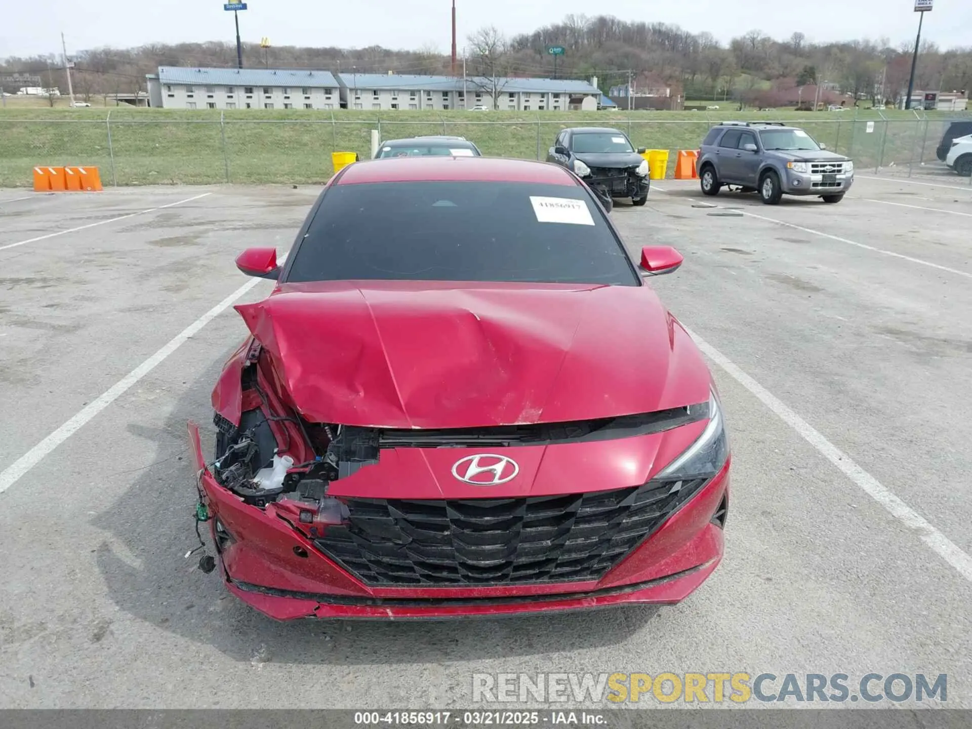 12 Фотография поврежденного автомобиля KMHLM4AG1NU331122 HYUNDAI ELANTRA 2022