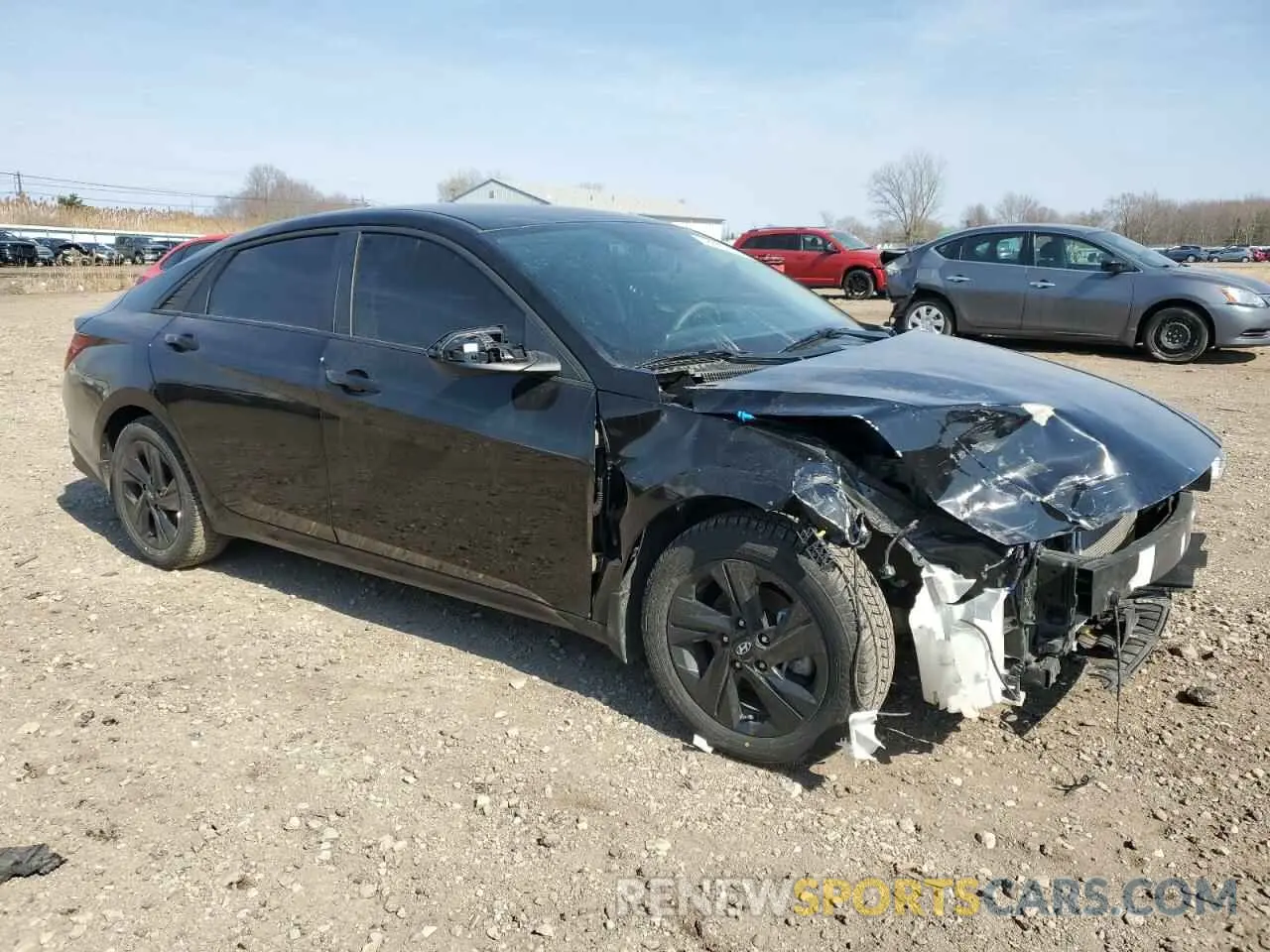 4 Фотография поврежденного автомобиля KMHLM4AG1NU363519 HYUNDAI ELANTRA 2022