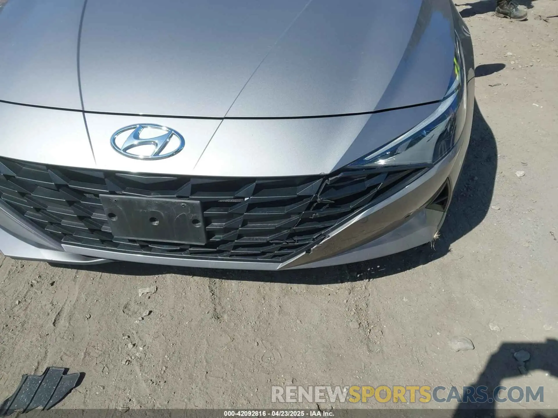 6 Фотография поврежденного автомобиля KMHLM4AG1NU365030 HYUNDAI ELANTRA 2022