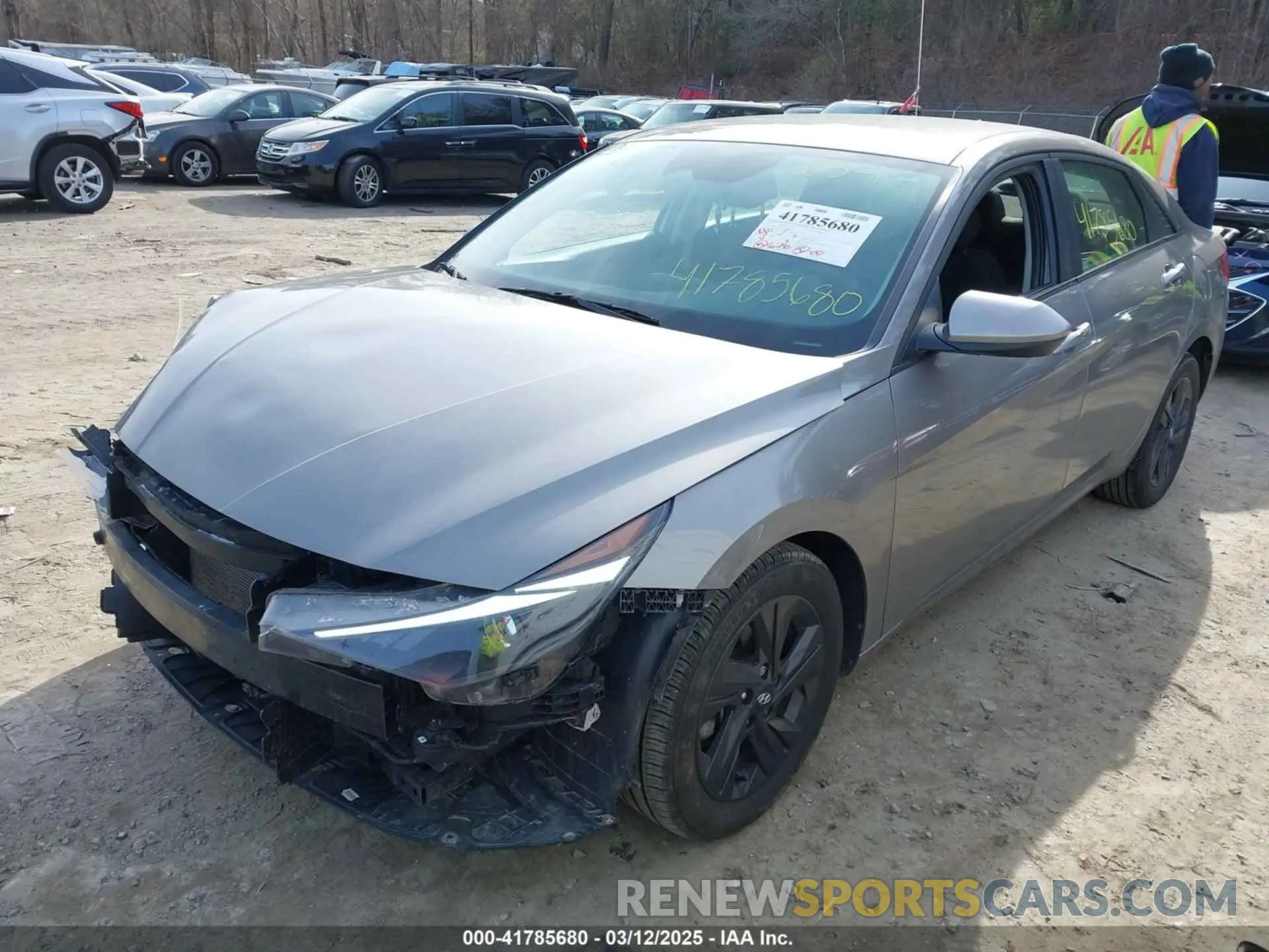2 Фотография поврежденного автомобиля KMHLM4AG2NU286496 HYUNDAI ELANTRA 2022