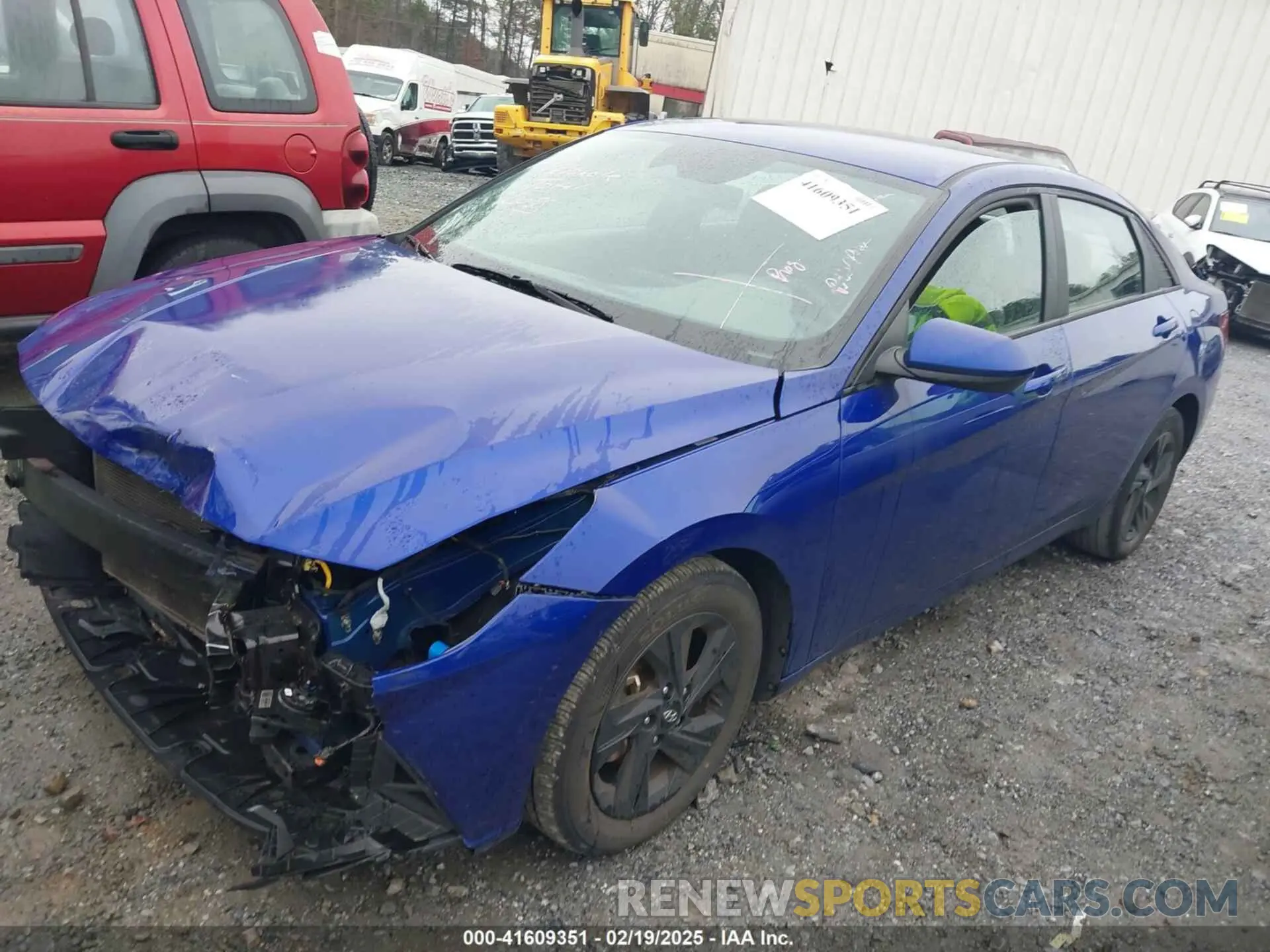 2 Photograph of a damaged car KMHLM4AG2NU348253 HYUNDAI ELANTRA 2022