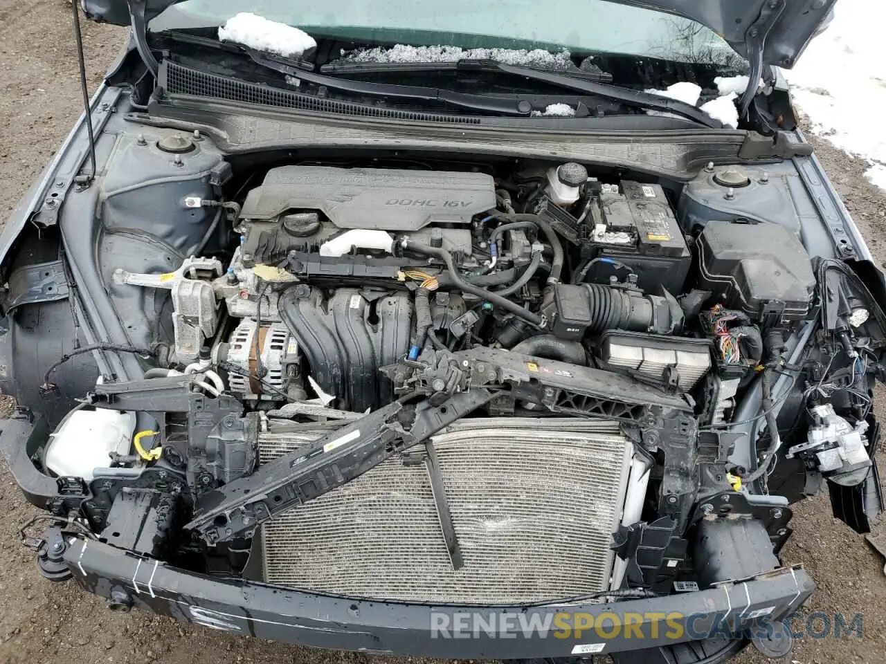 11 Фотография поврежденного автомобиля KMHLM4AG3NU215629 HYUNDAI ELANTRA 2022