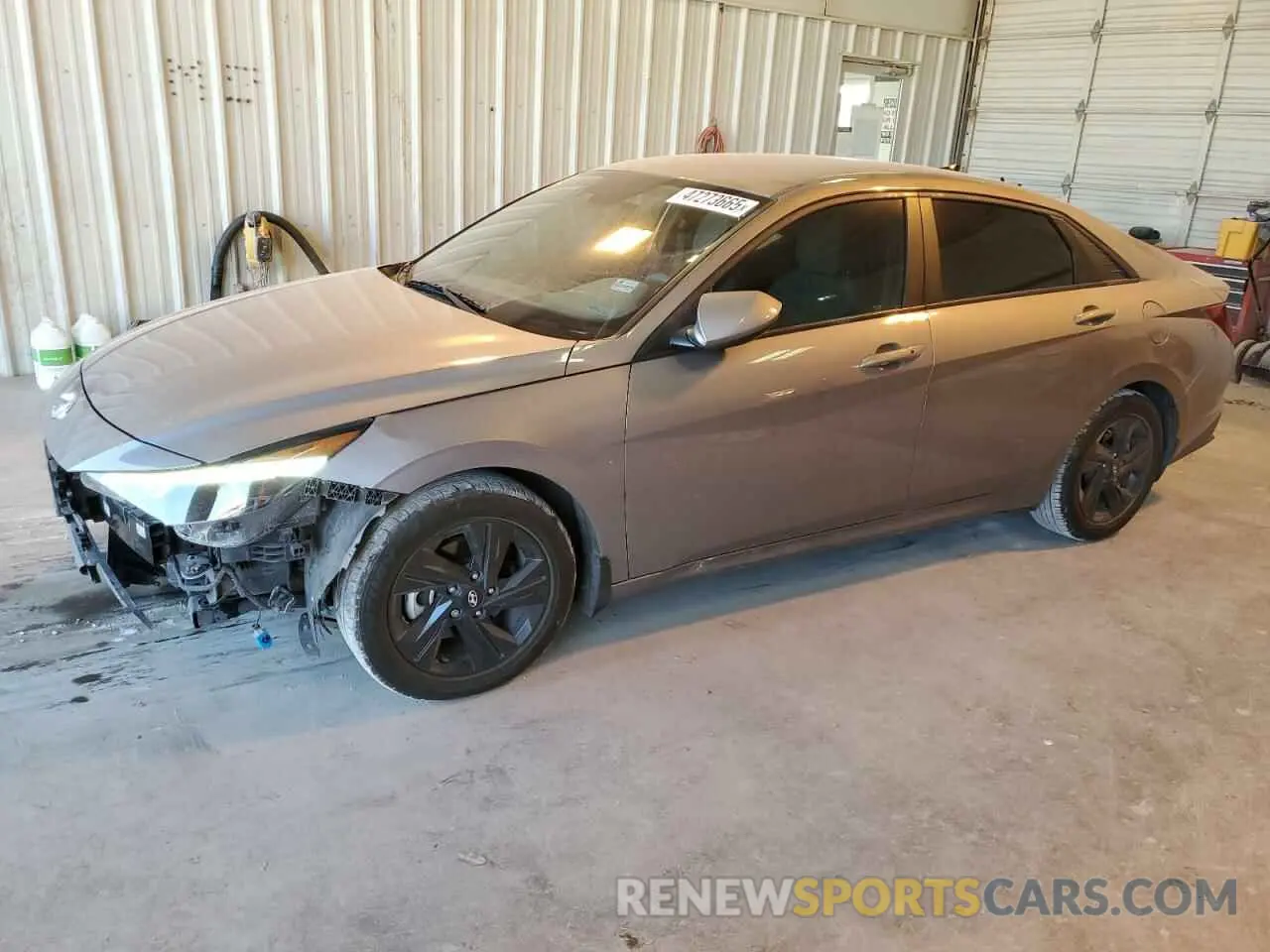 1 Photograph of a damaged car KMHLM4AG3NU330330 HYUNDAI ELANTRA 2022