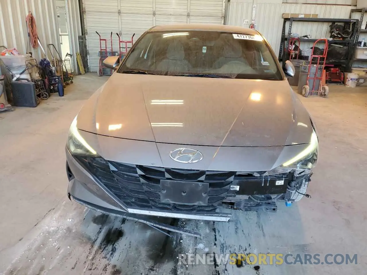 5 Photograph of a damaged car KMHLM4AG3NU330330 HYUNDAI ELANTRA 2022
