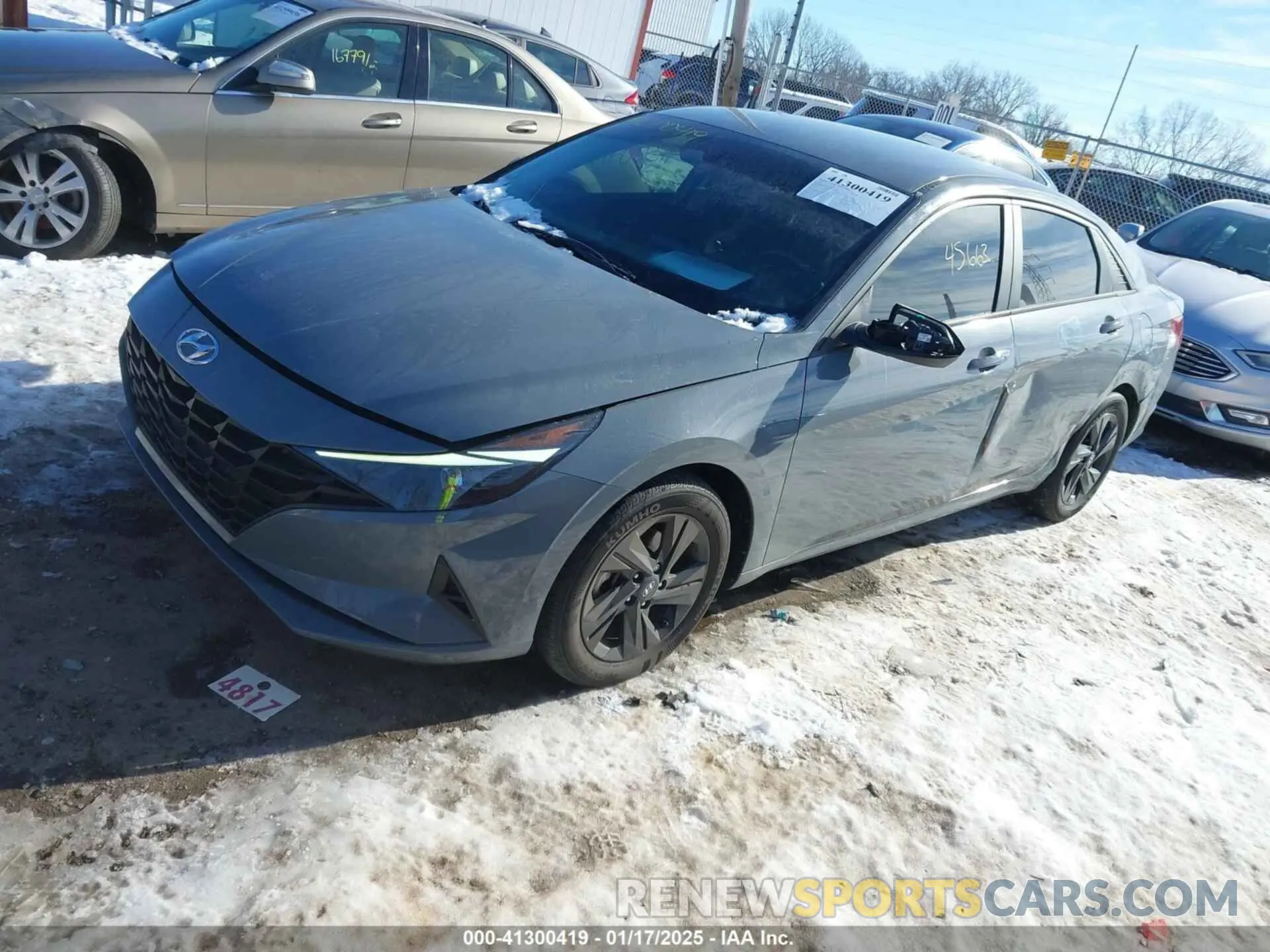 2 Фотография поврежденного автомобиля KMHLM4AG4NU245285 HYUNDAI ELANTRA 2022