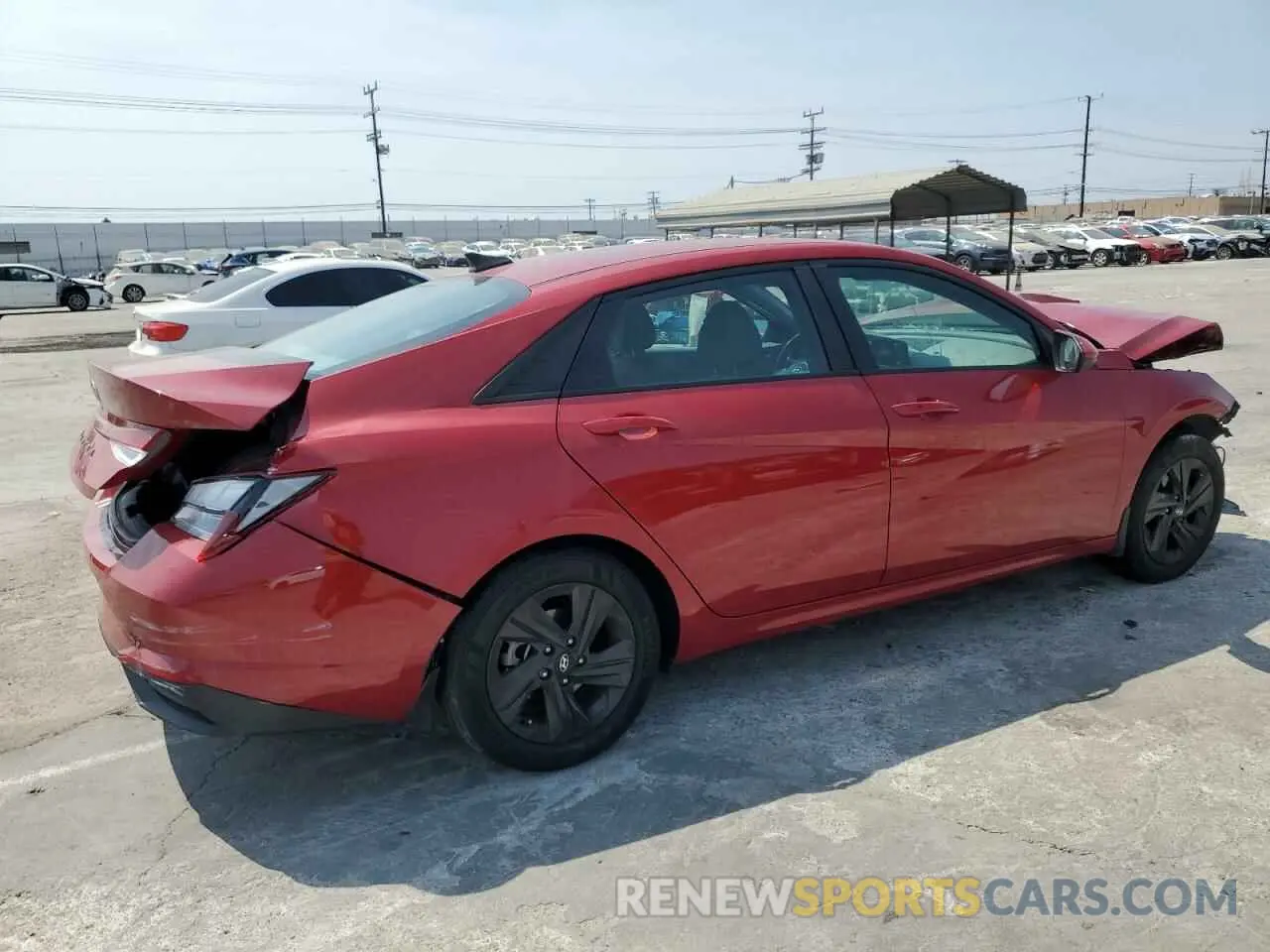 3 Фотография поврежденного автомобиля KMHLM4AG4NU282109 HYUNDAI ELANTRA 2022