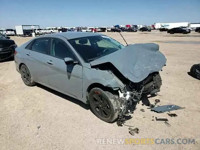 10 Photograph of a damaged car KMHLM4AG4NU305405 HYUNDAI ELANTRA 2022