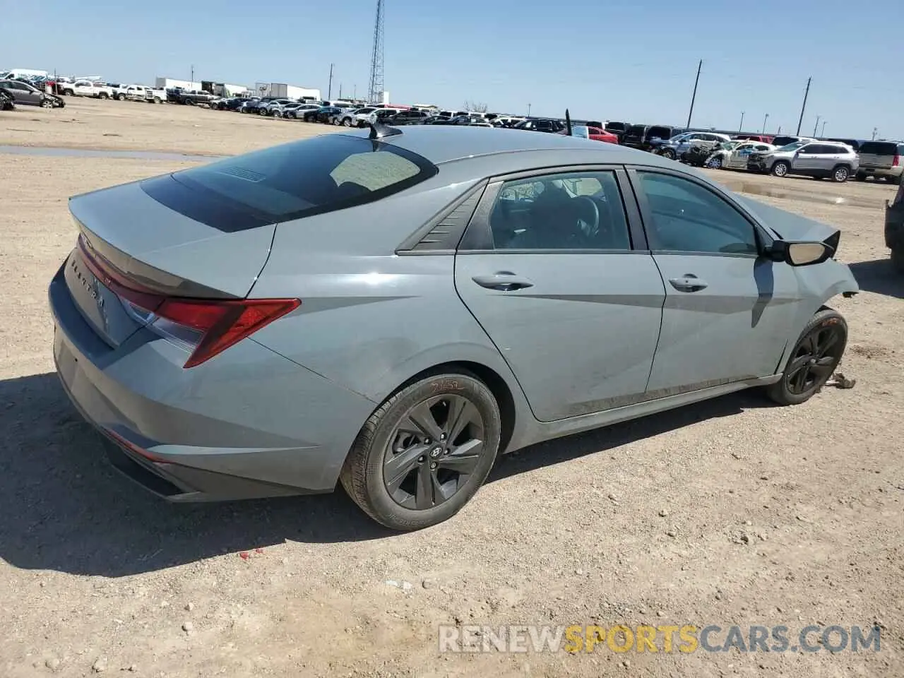 3 Photograph of a damaged car KMHLM4AG4NU305405 HYUNDAI ELANTRA 2022