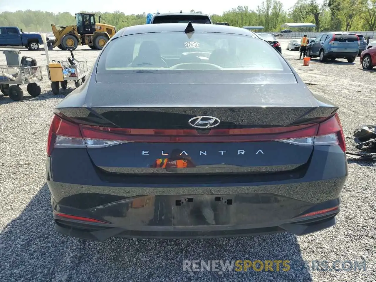 6 Фотография поврежденного автомобиля KMHLM4AG4NU364356 HYUNDAI ELANTRA 2022