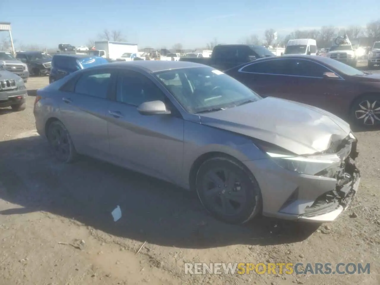 4 Фотография поврежденного автомобиля KMHLM4AG5NU330135 HYUNDAI ELANTRA 2022