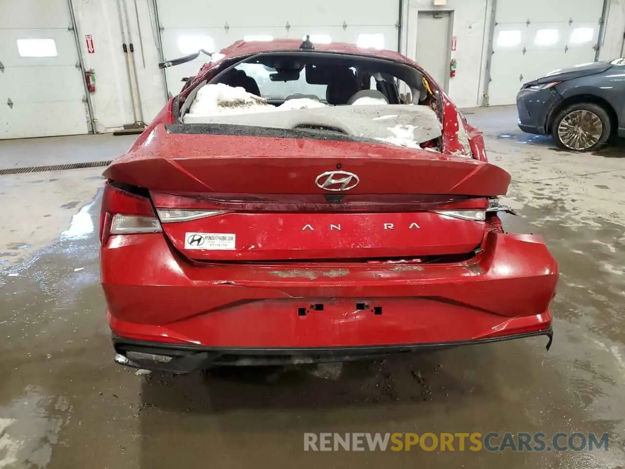 6 Фотография поврежденного автомобиля KMHLM4AG5NU350241 HYUNDAI ELANTRA 2022