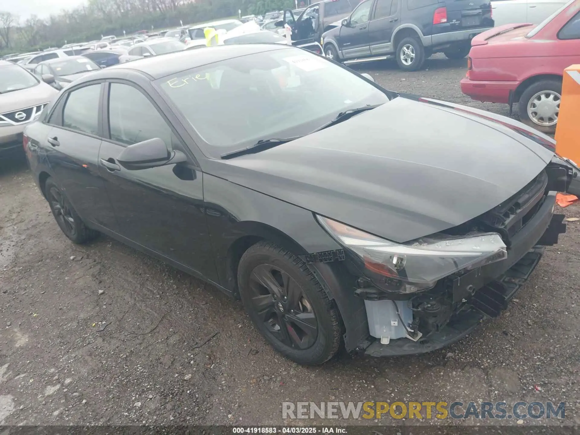 1 Фотография поврежденного автомобиля KMHLM4AG5NU358677 HYUNDAI ELANTRA 2022