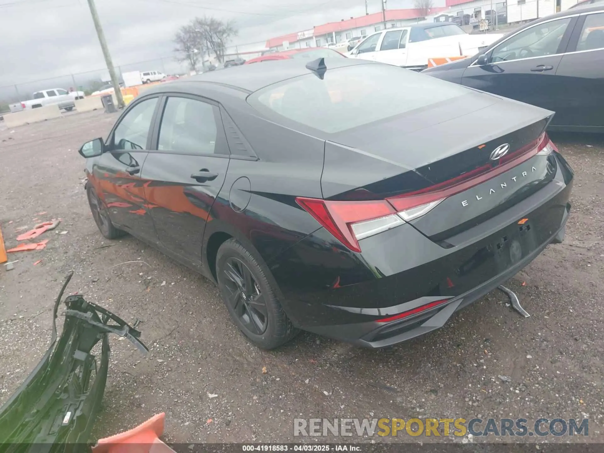 3 Фотография поврежденного автомобиля KMHLM4AG5NU358677 HYUNDAI ELANTRA 2022