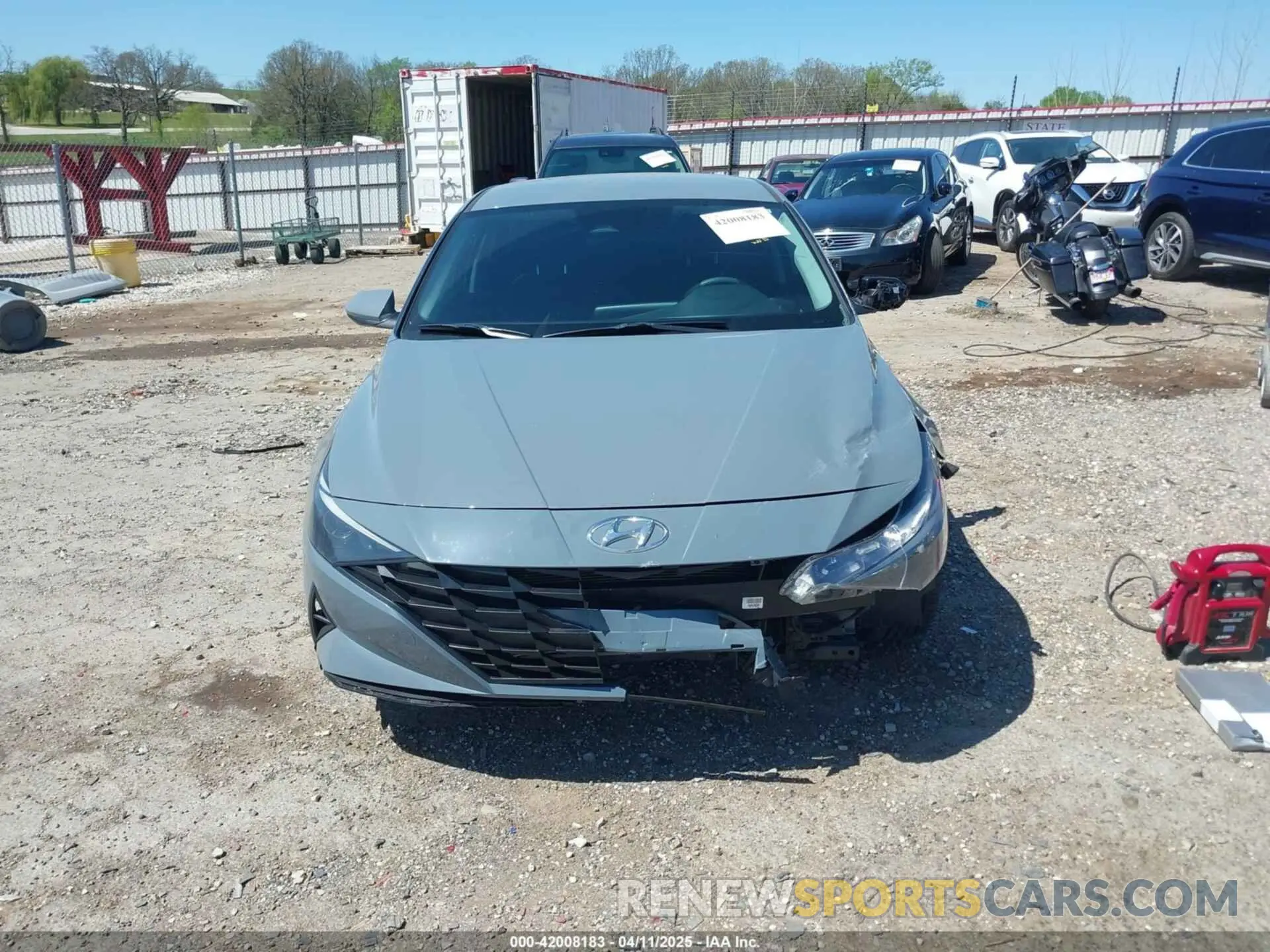 13 Фотография поврежденного автомобиля KMHLM4AG5NU365970 HYUNDAI ELANTRA 2022