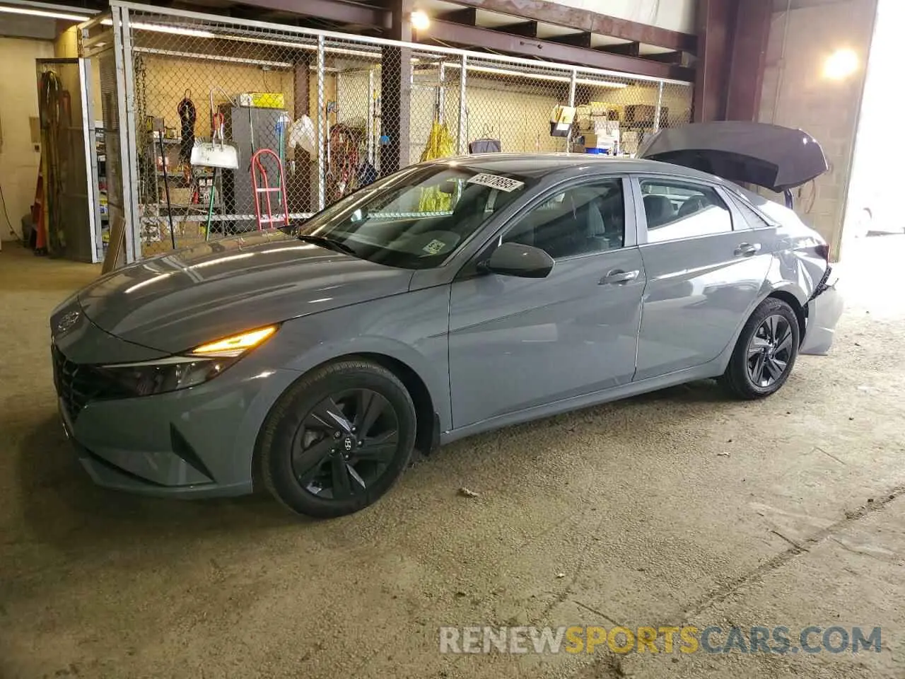 1 Photograph of a damaged car KMHLM4AG6NU225085 HYUNDAI ELANTRA 2022