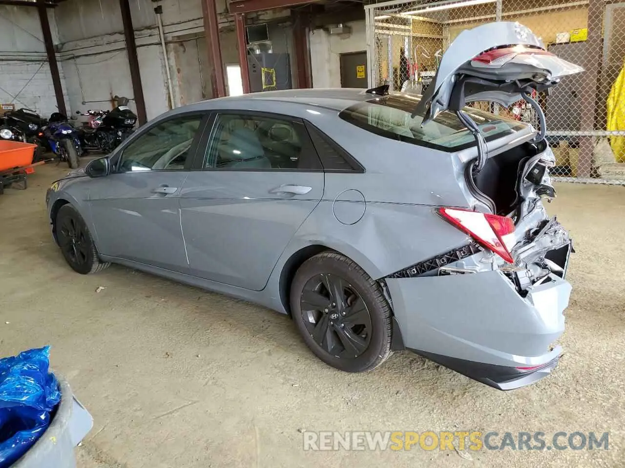 2 Photograph of a damaged car KMHLM4AG6NU225085 HYUNDAI ELANTRA 2022