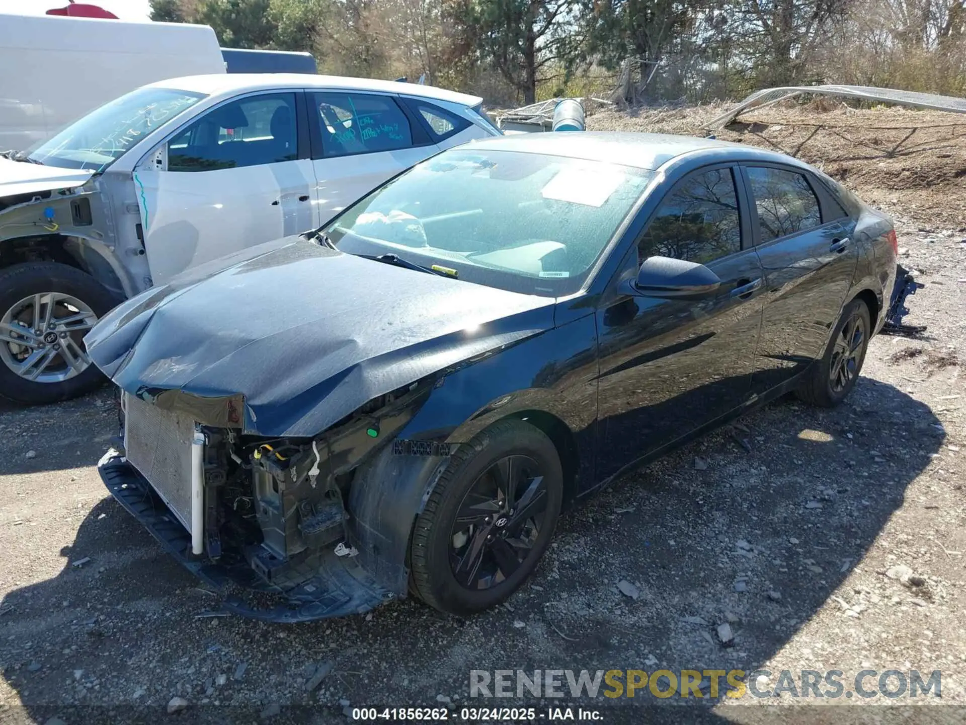 2 Photograph of a damaged car KMHLM4AG6NU245322 HYUNDAI ELANTRA 2022