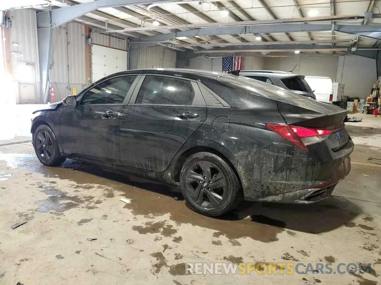 2 Photograph of a damaged car KMHLM4AG6NU260189 HYUNDAI ELANTRA 2022