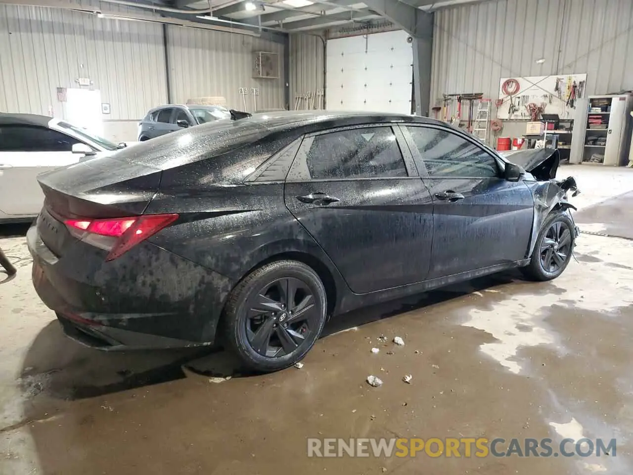 3 Photograph of a damaged car KMHLM4AG6NU260189 HYUNDAI ELANTRA 2022