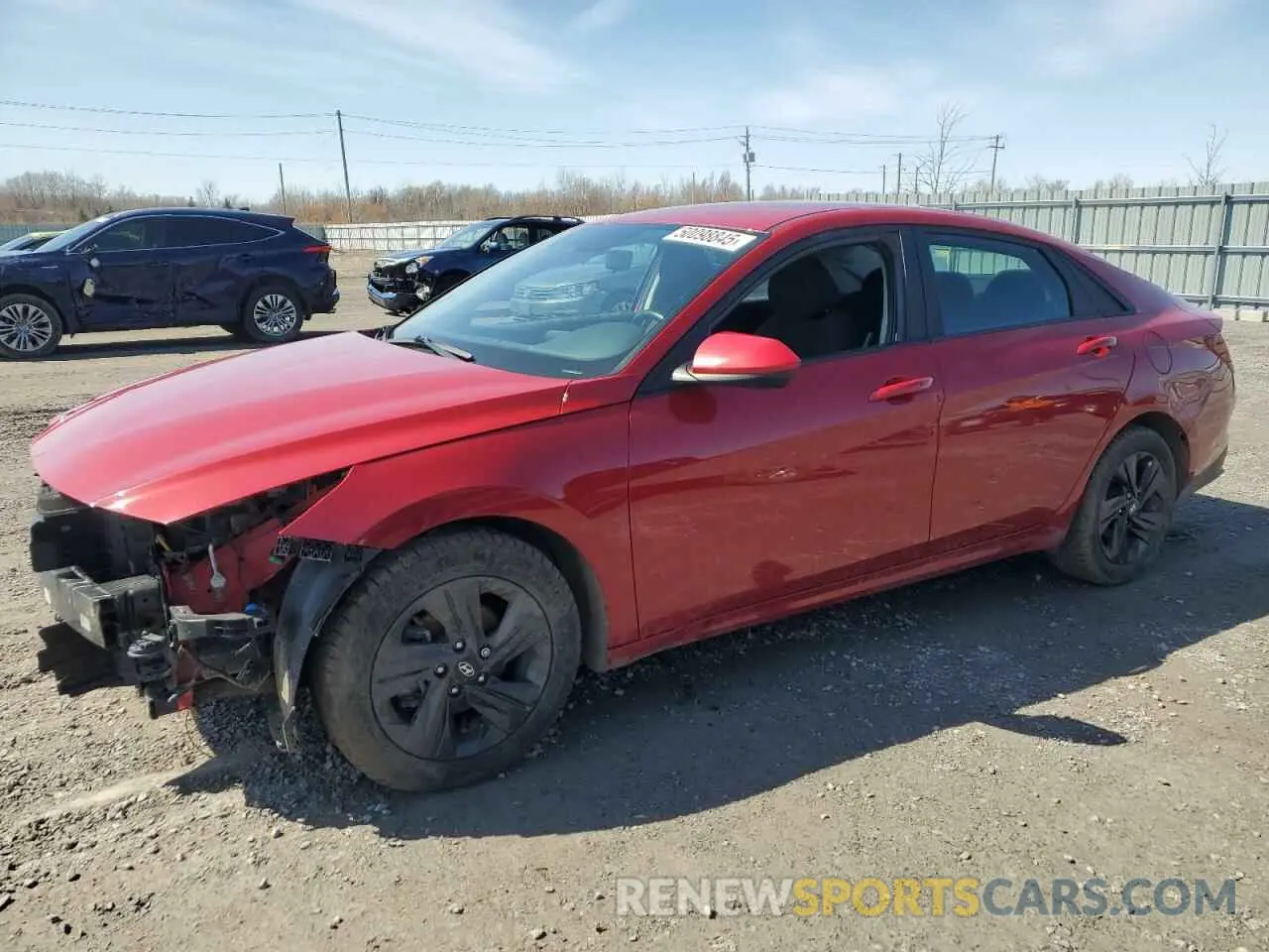1 Фотография поврежденного автомобиля KMHLM4AG6NU286100 HYUNDAI ELANTRA 2022