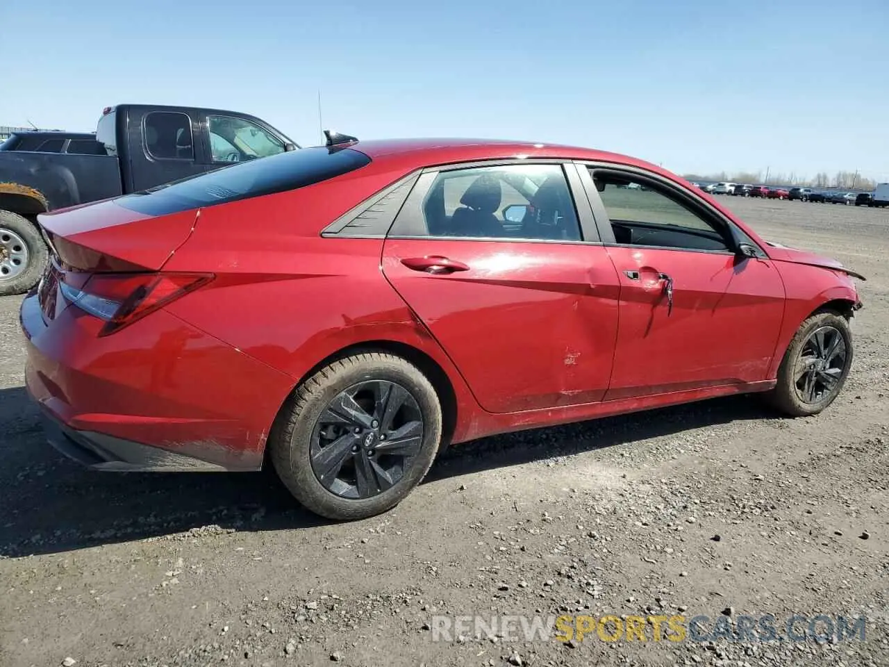 3 Фотография поврежденного автомобиля KMHLM4AG6NU286100 HYUNDAI ELANTRA 2022