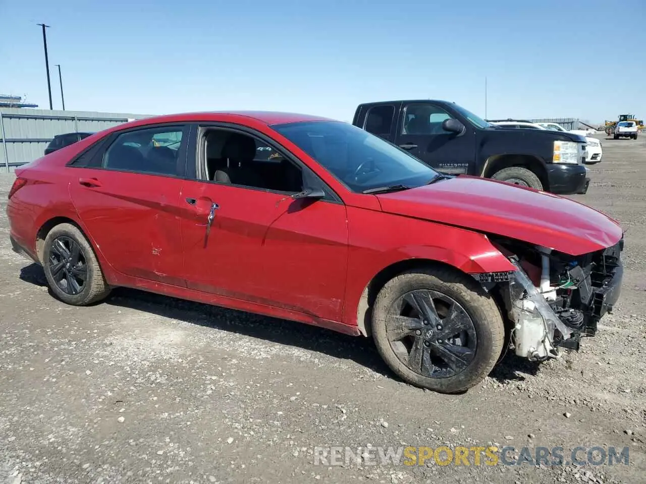 4 Фотография поврежденного автомобиля KMHLM4AG6NU286100 HYUNDAI ELANTRA 2022