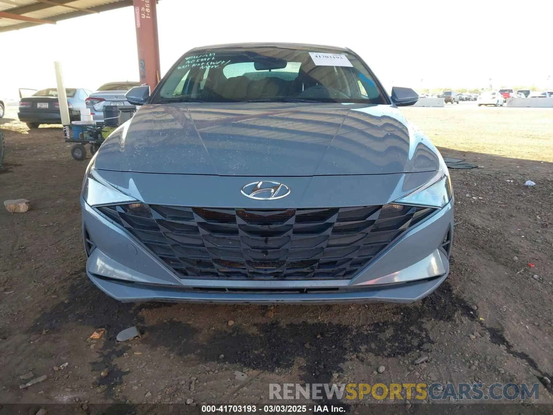 12 Фотография поврежденного автомобиля KMHLM4AG6NU353164 HYUNDAI ELANTRA 2022