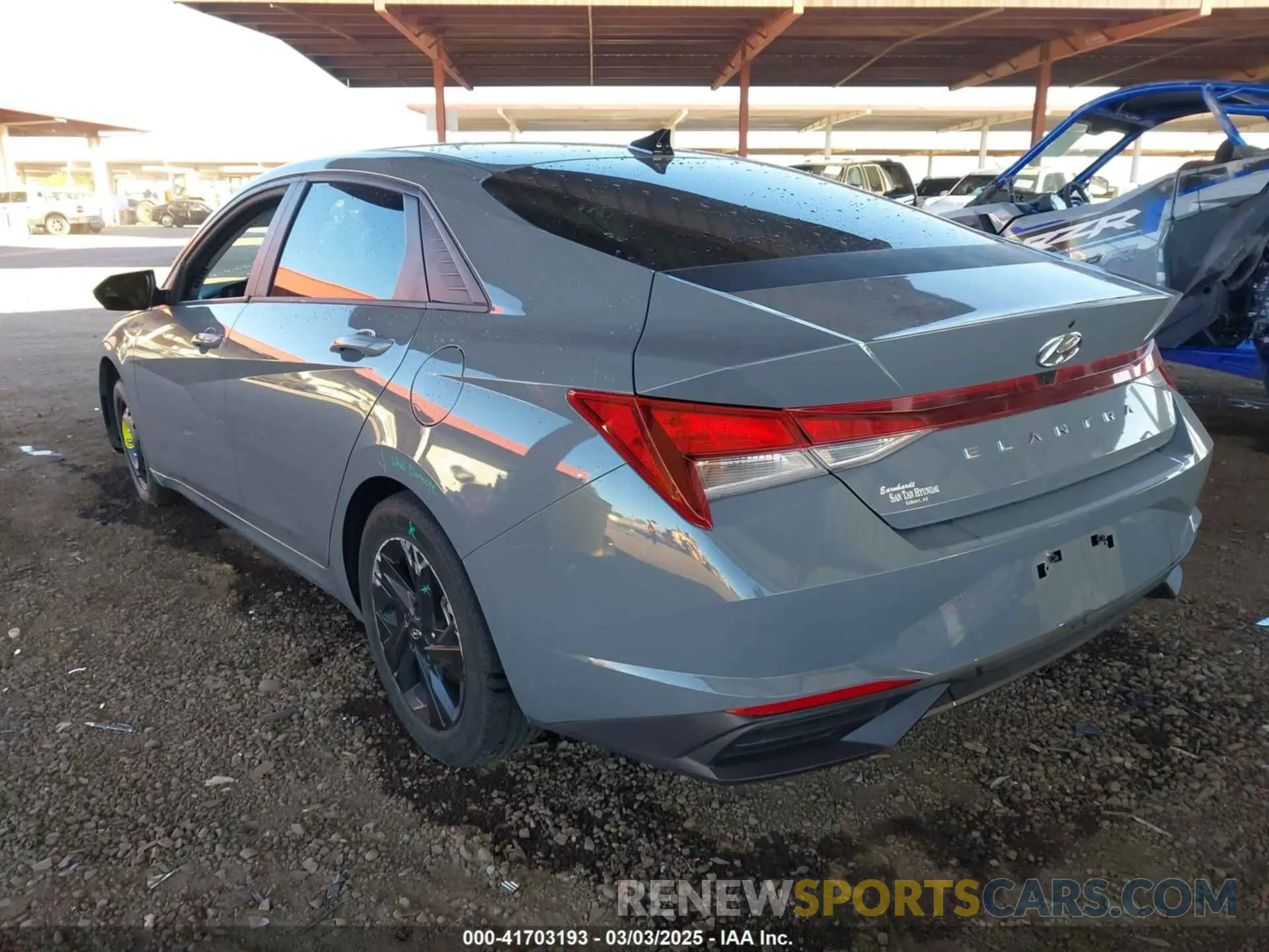 3 Фотография поврежденного автомобиля KMHLM4AG6NU353164 HYUNDAI ELANTRA 2022