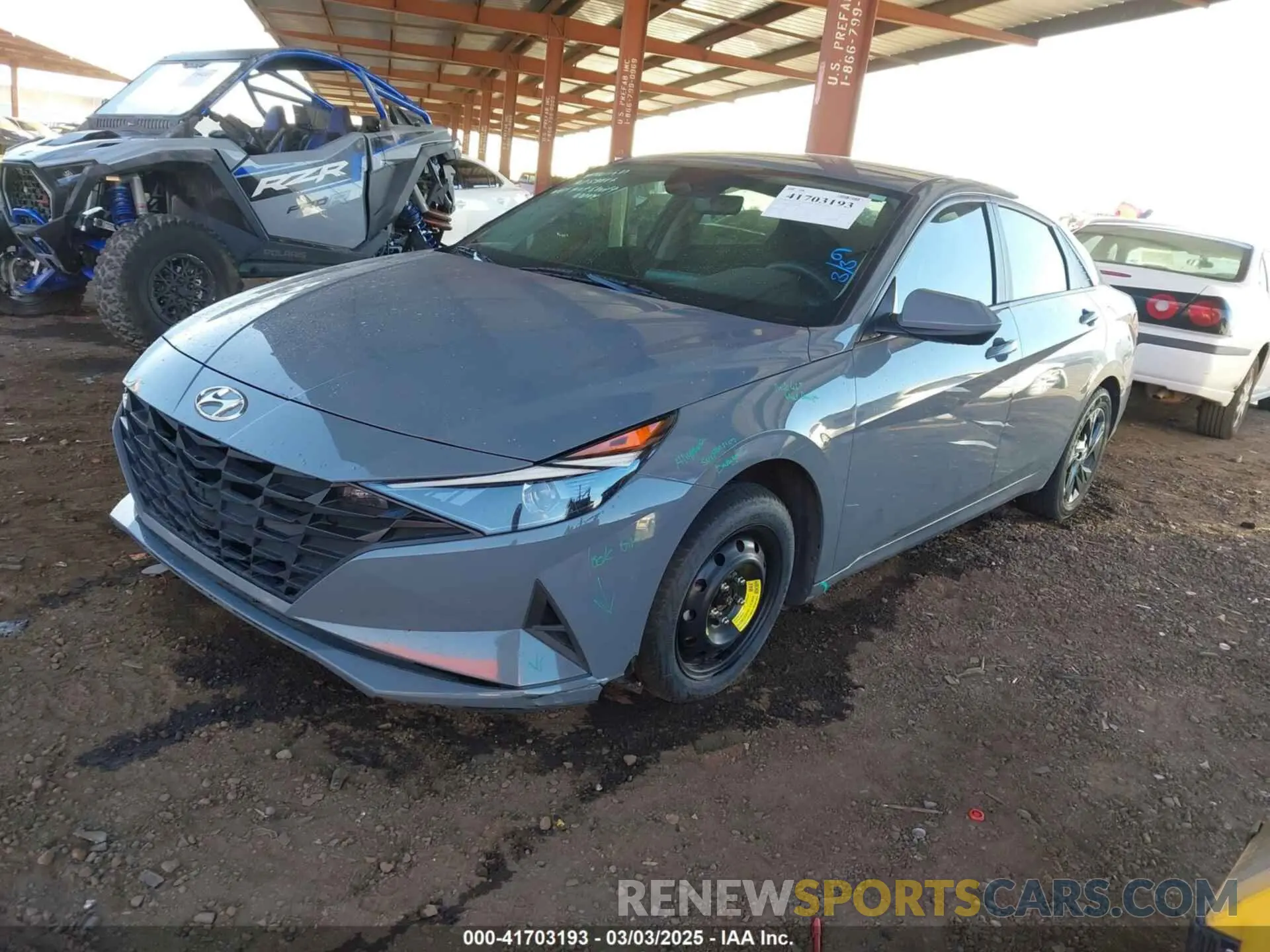 6 Фотография поврежденного автомобиля KMHLM4AG6NU353164 HYUNDAI ELANTRA 2022