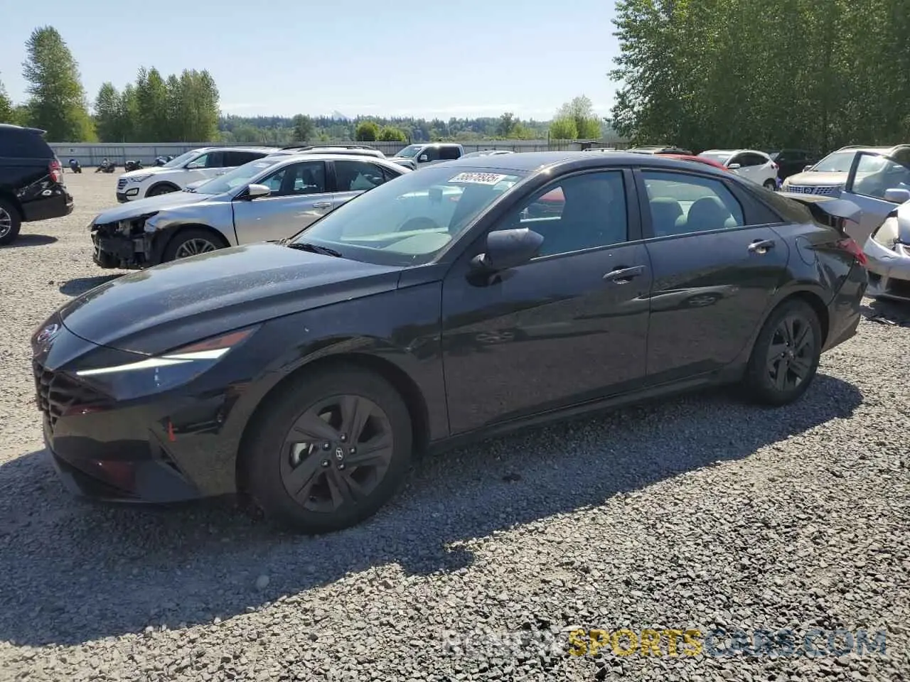 1 Фотография поврежденного автомобиля KMHLM4AG7NU243840 HYUNDAI ELANTRA 2022