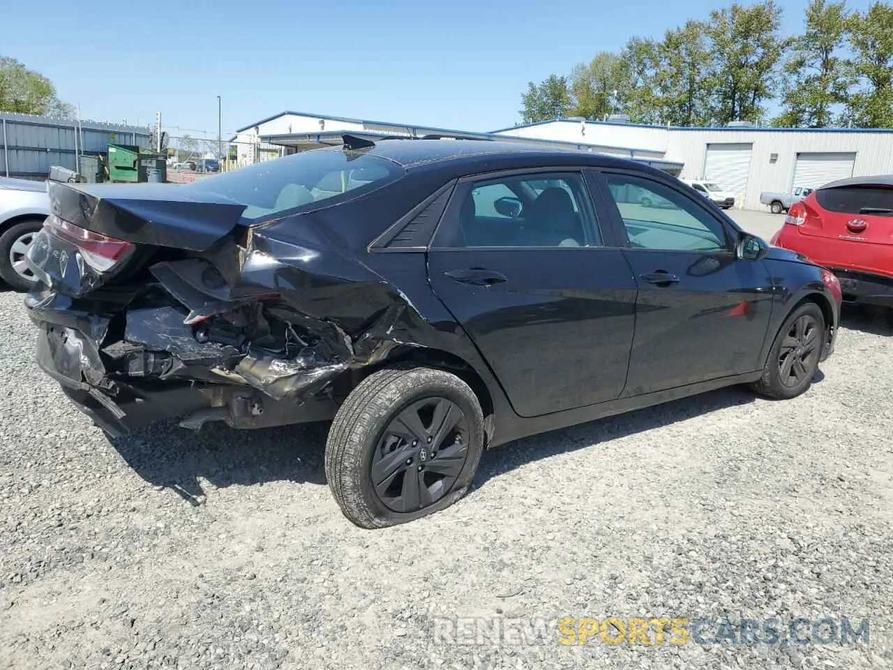 3 Фотография поврежденного автомобиля KMHLM4AG7NU243840 HYUNDAI ELANTRA 2022