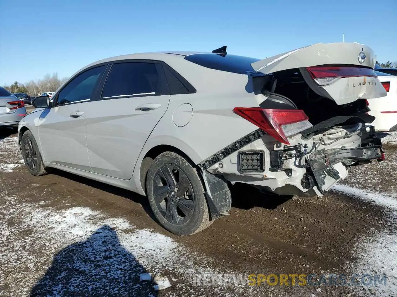 2 Фотография поврежденного автомобиля KMHLM4AG7NU263280 HYUNDAI ELANTRA 2022