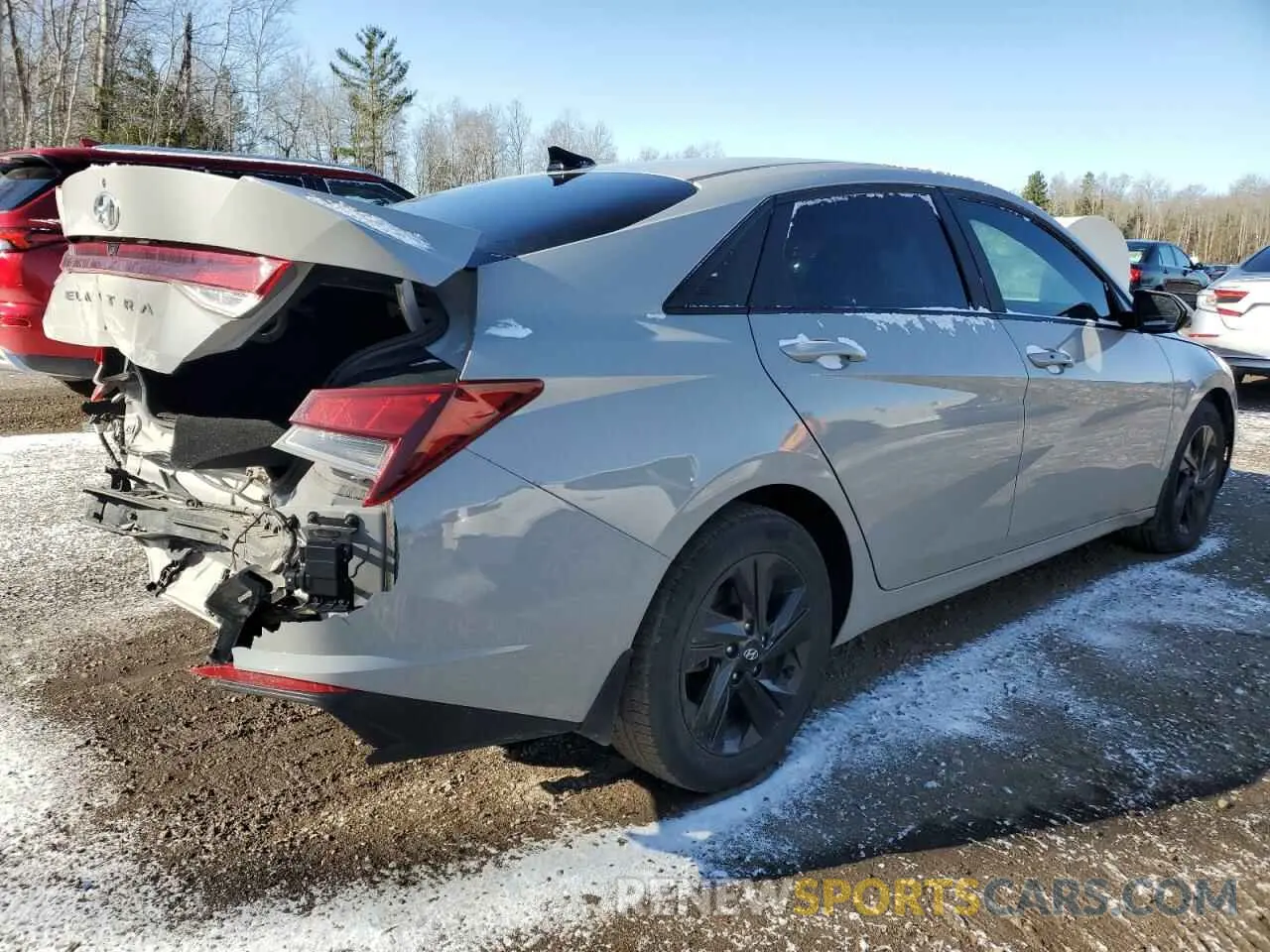 3 Фотография поврежденного автомобиля KMHLM4AG7NU263280 HYUNDAI ELANTRA 2022