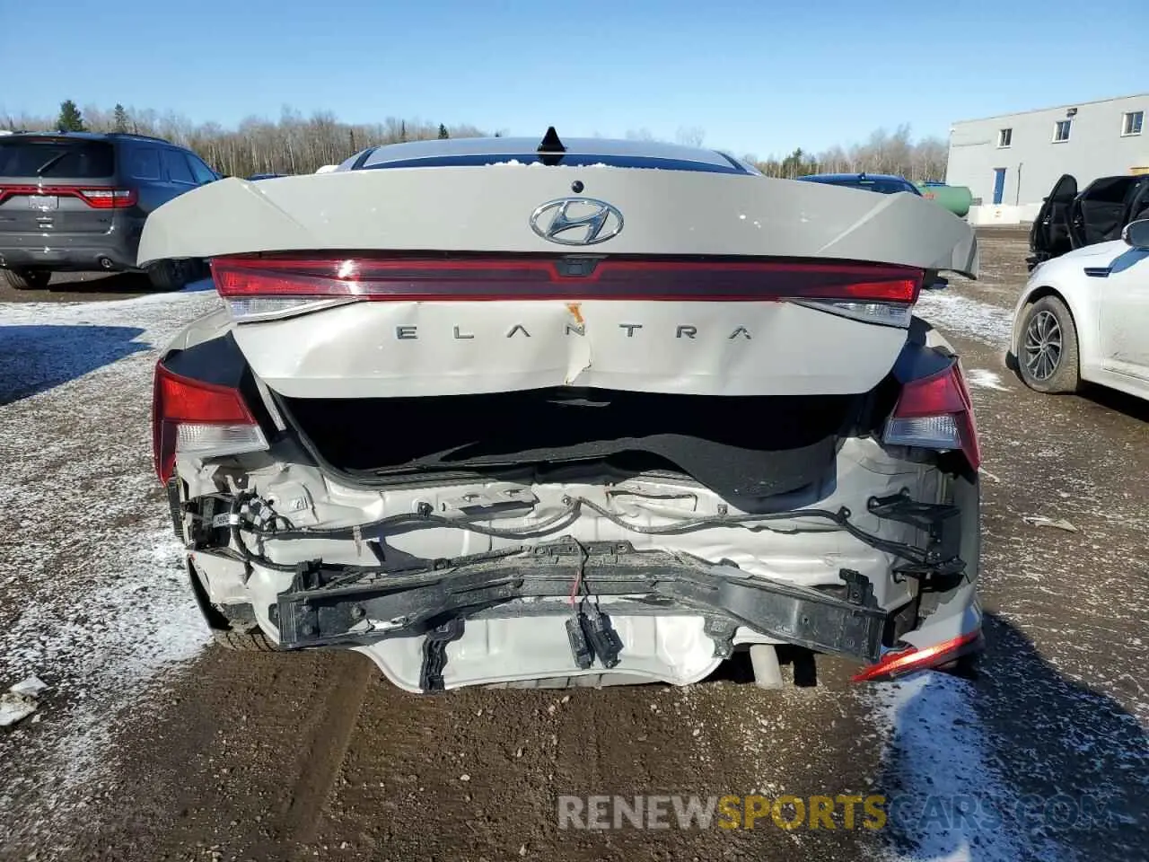 6 Фотография поврежденного автомобиля KMHLM4AG7NU263280 HYUNDAI ELANTRA 2022