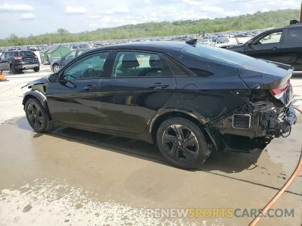 2 Photograph of a damaged car KMHLM4AG7NU328063 HYUNDAI ELANTRA 2022