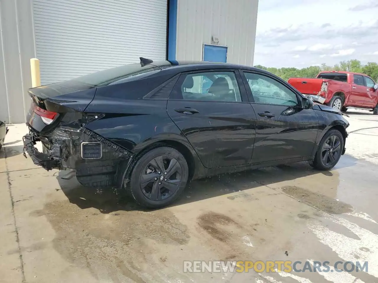 3 Photograph of a damaged car KMHLM4AG7NU328063 HYUNDAI ELANTRA 2022