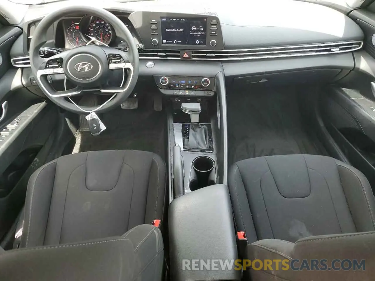 8 Photograph of a damaged car KMHLM4AG7NU328063 HYUNDAI ELANTRA 2022