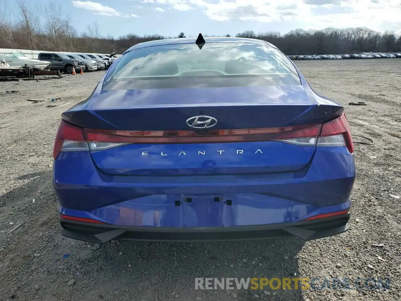 6 Photograph of a damaged car KMHLM4AG8NU312972 HYUNDAI ELANTRA 2022