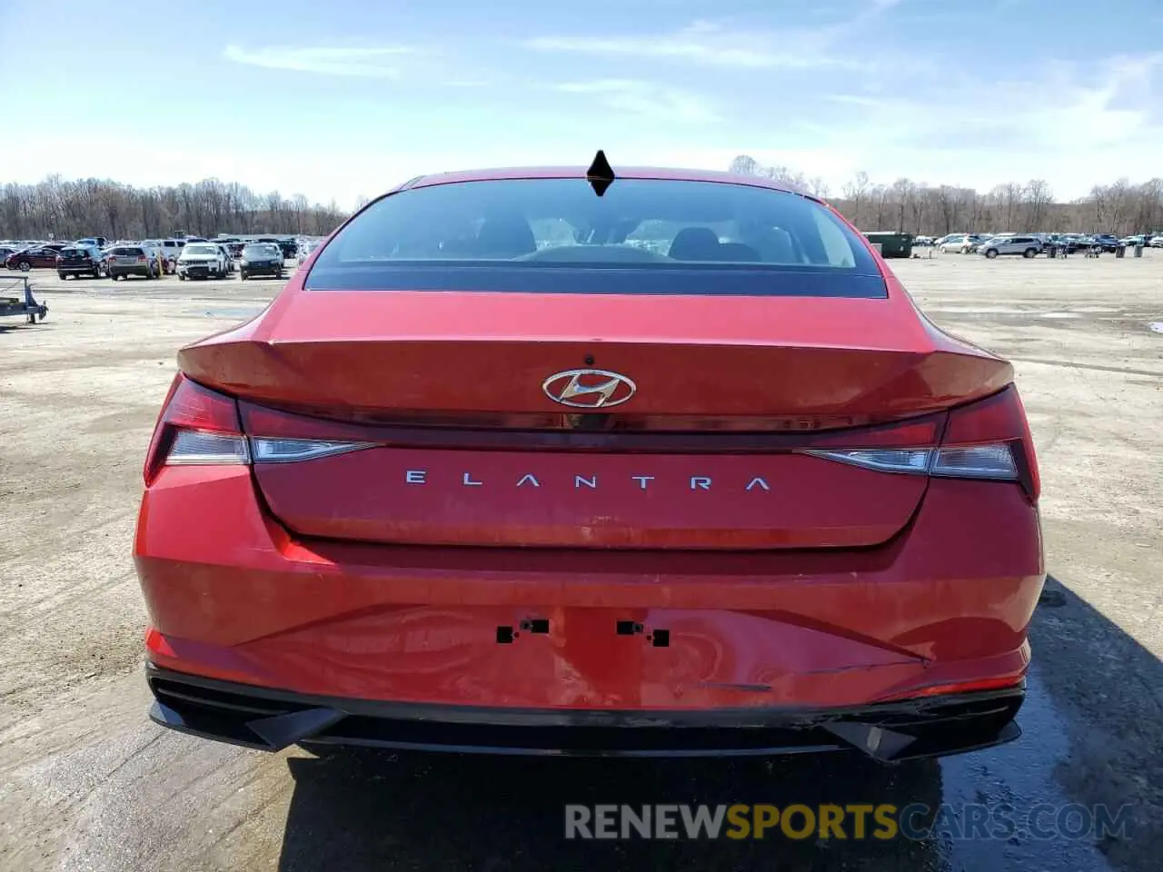 6 Фотография поврежденного автомобиля KMHLM4AG8NU332901 HYUNDAI ELANTRA 2022