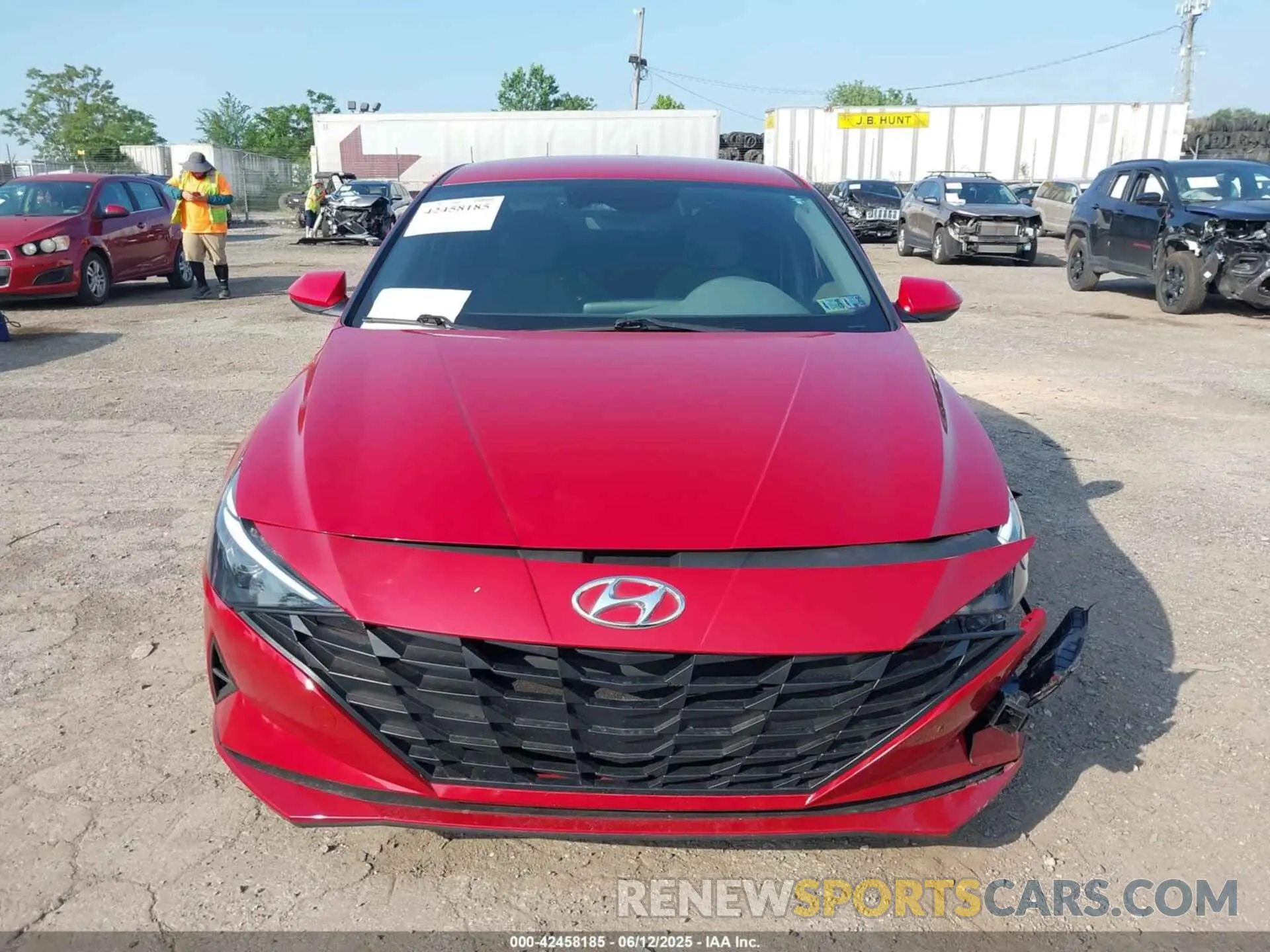 11 Photograph of a damaged car KMHLM4AG8NU333594 HYUNDAI ELANTRA 2022