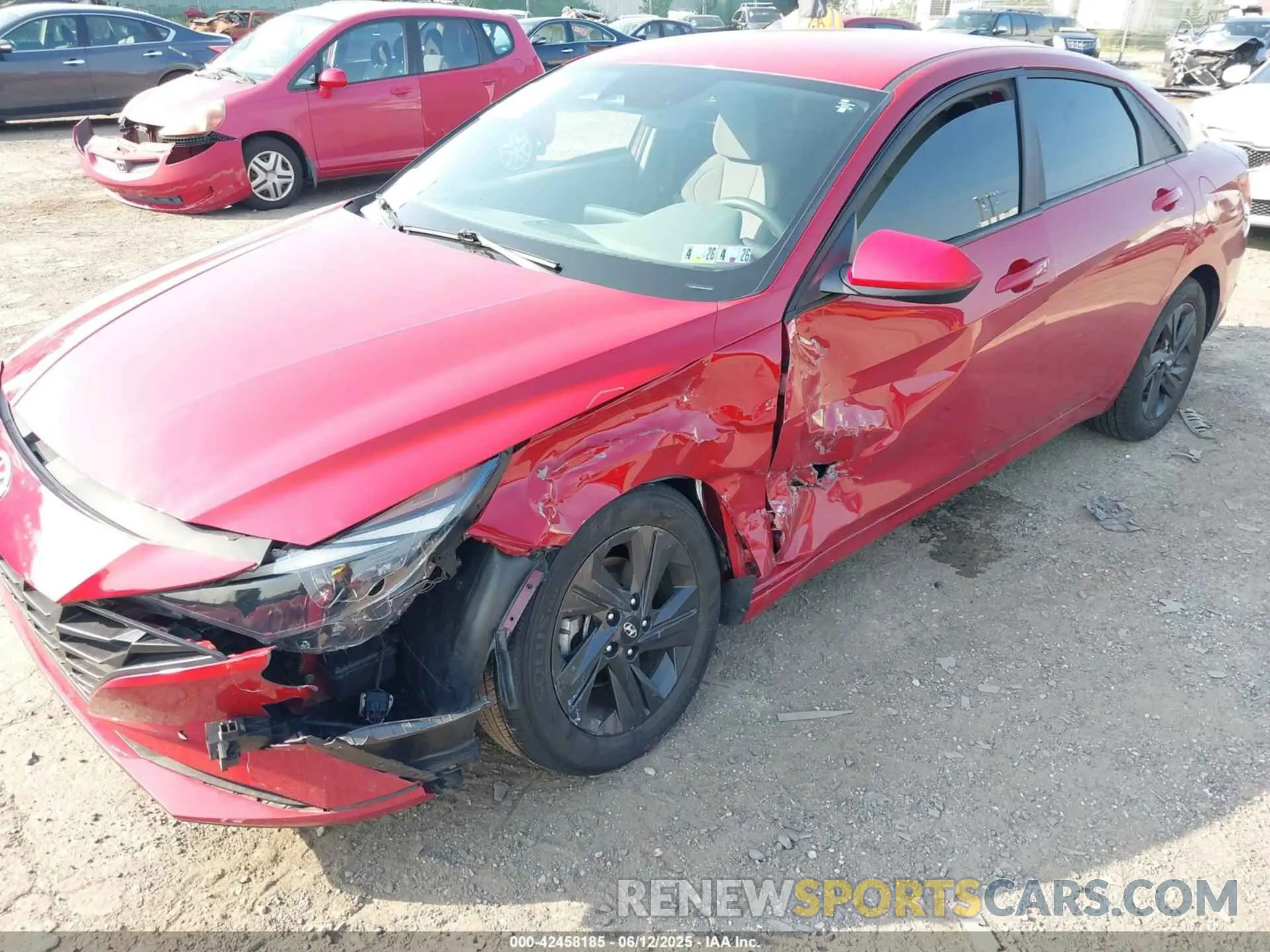 6 Photograph of a damaged car KMHLM4AG8NU333594 HYUNDAI ELANTRA 2022