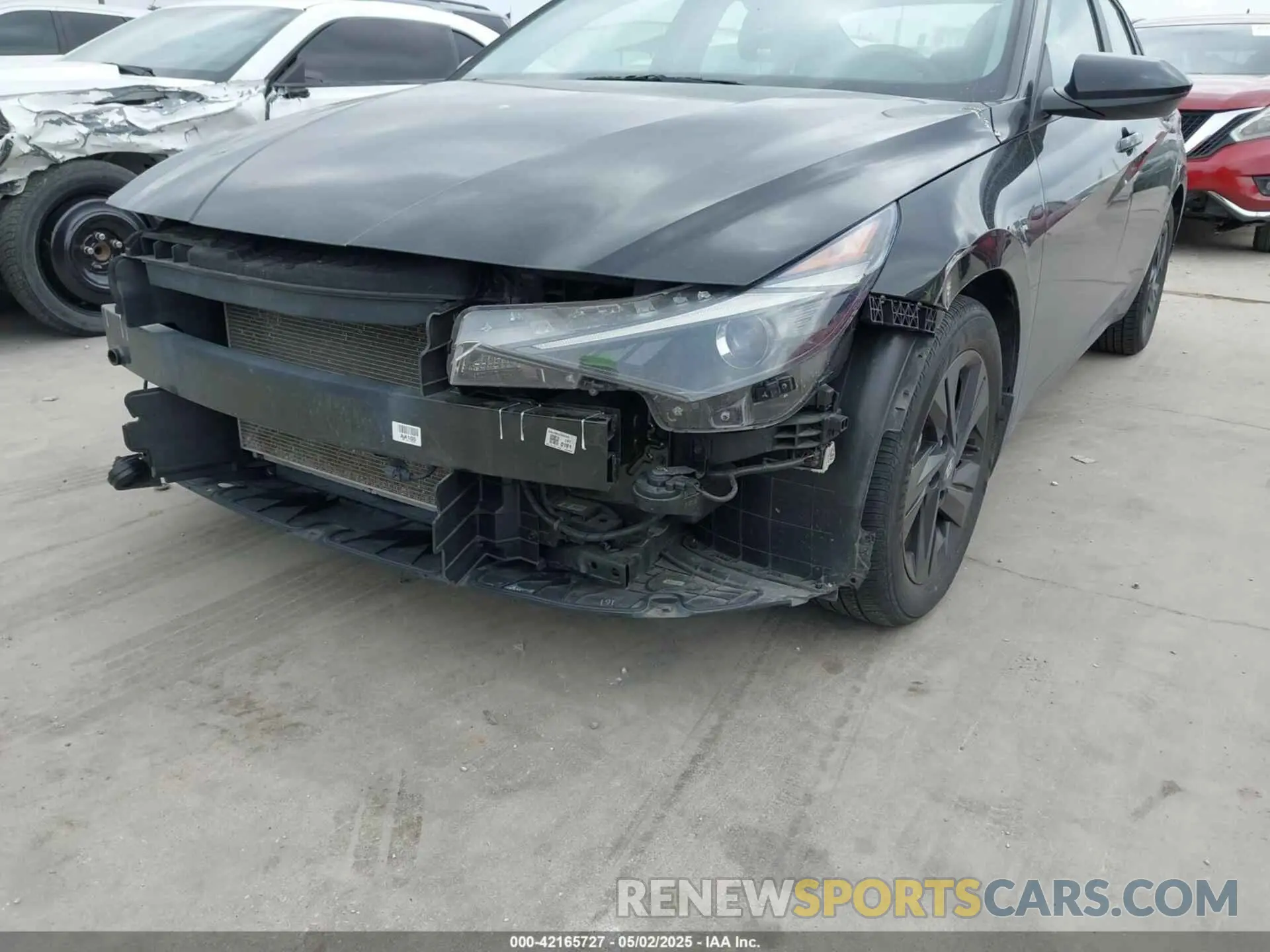 6 Фотография поврежденного автомобиля KMHLM4AG9NU218972 HYUNDAI ELANTRA 2022