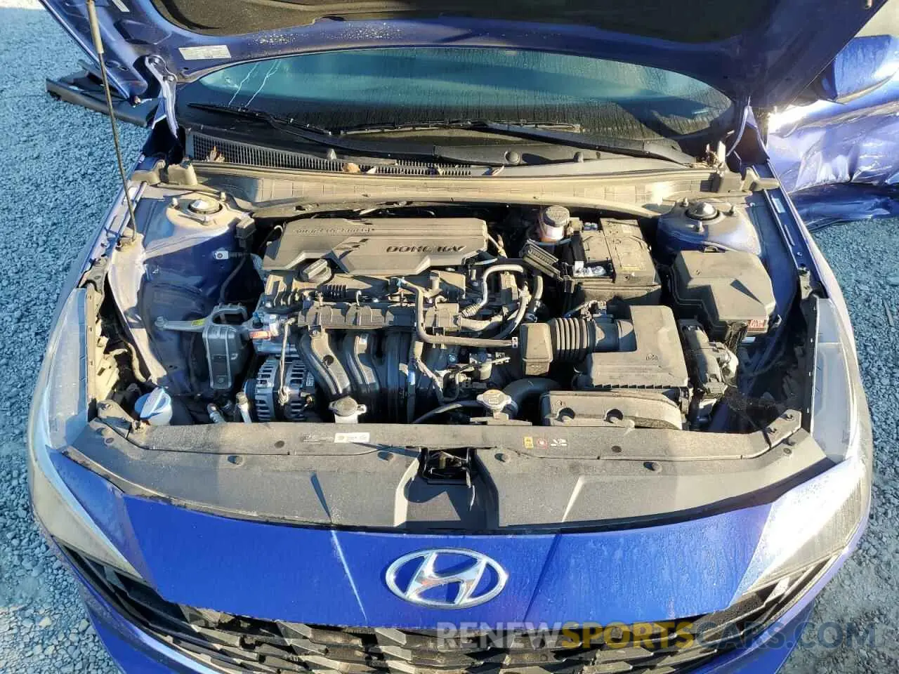 11 Photograph of a damaged car KMHLM4AG9NU321406 HYUNDAI ELANTRA 2022