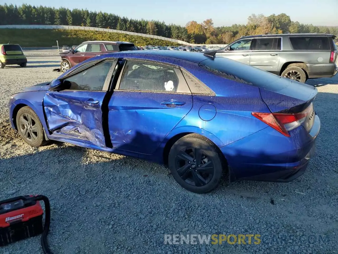 2 Photograph of a damaged car KMHLM4AG9NU321406 HYUNDAI ELANTRA 2022