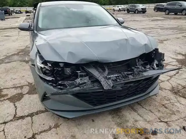 13 Photograph of a damaged car KMHLM4AG9NU332146 HYUNDAI ELANTRA 2022