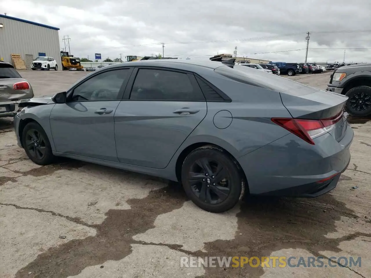 2 Photograph of a damaged car KMHLM4AG9NU332146 HYUNDAI ELANTRA 2022