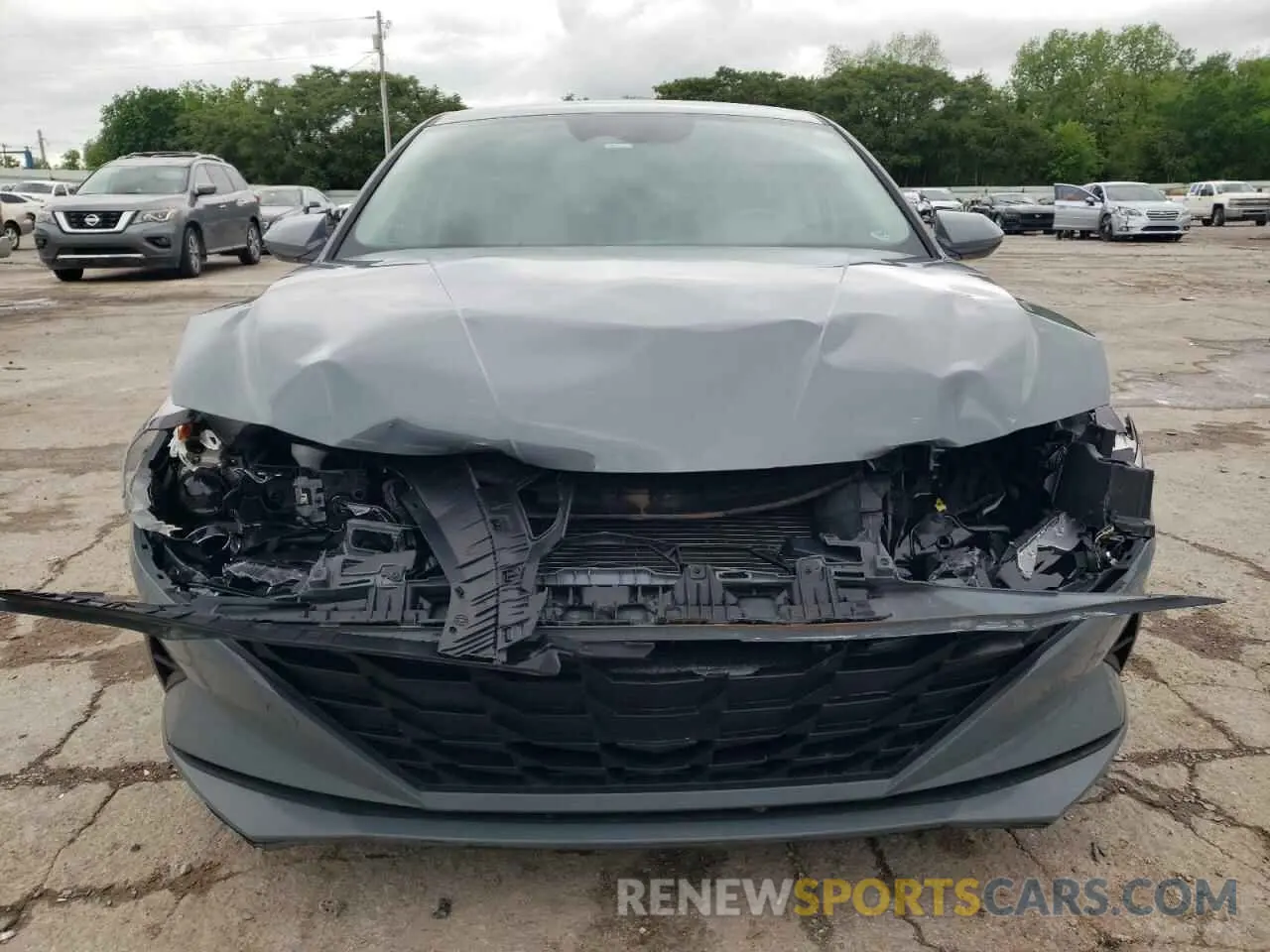5 Photograph of a damaged car KMHLM4AG9NU332146 HYUNDAI ELANTRA 2022