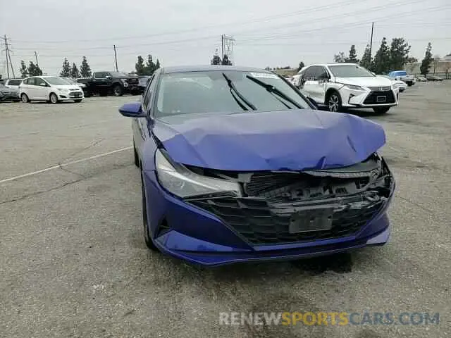 10 Фотография поврежденного автомобиля KMHLM4AG9NU337430 HYUNDAI ELANTRA 2022