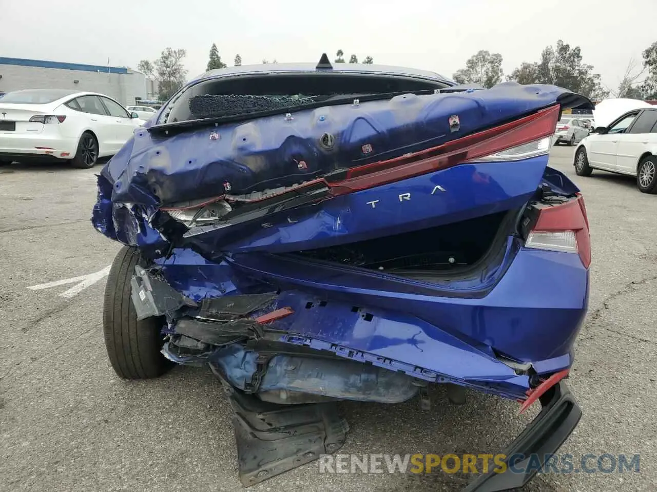 6 Фотография поврежденного автомобиля KMHLM4AG9NU337430 HYUNDAI ELANTRA 2022