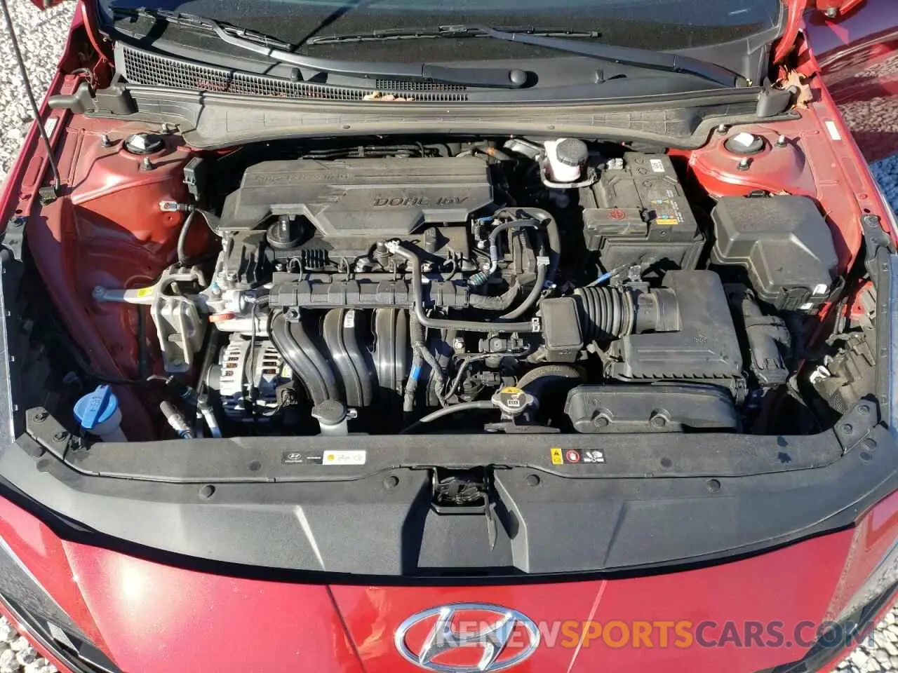 11 Фотография поврежденного автомобиля KMHLM4AG9NU344572 HYUNDAI ELANTRA 2022